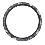 Unicorn Dream Cartoon Pattern Print Car Steering Wheel Cover