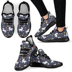Unicorn Dream Cartoon Pattern Print Mesh Knit Shoes GearFrost
