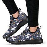 Unicorn Dream Cartoon Pattern Print Mesh Knit Shoes GearFrost