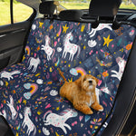 Unicorn Dream Cartoon Pattern Print Pet Car Back Seat Cover