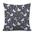 Unicorn Dream Cartoon Pattern Print Pillow Cover