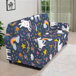 Unicorn Dream Cartoon Pattern Print Sofa Cover