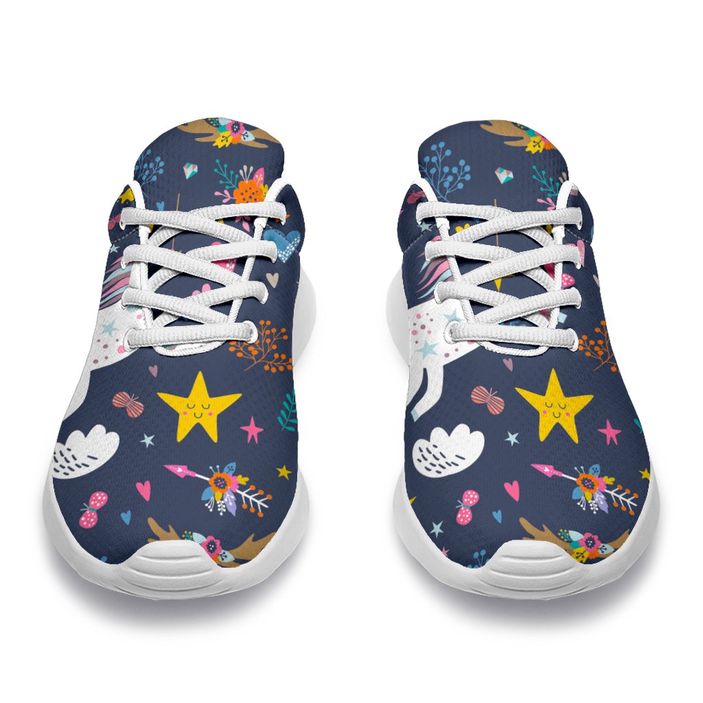 Unicorn Dream Cartoon Pattern Print Sport Shoes GearFrost