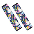 Unicorn Night Festival Pattern Print Car Seat Belt Covers
