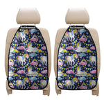 Unicorn Night Festival Pattern Print Car Seat Organizers