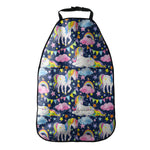 Unicorn Night Festival Pattern Print Car Seat Organizers