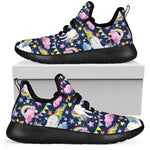 Unicorn Night Festival Pattern Print Mesh Knit Shoes GearFrost