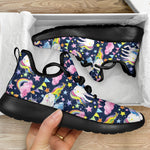 Unicorn Night Festival Pattern Print Mesh Knit Shoes GearFrost