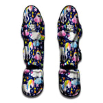 Unicorn Night Festival Pattern Print Muay Thai Shin Guard