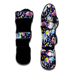 Unicorn Night Festival Pattern Print Muay Thai Shin Guard