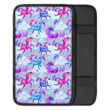 Unicorn Paradise Pattern Print Car Center Console Cover
