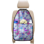 Unicorn Paradise Pattern Print Car Seat Organizers