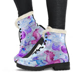Unicorn Paradise Pattern Print Comfy Boots GearFrost