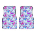 Unicorn Paradise Pattern Print Front Car Floor Mats
