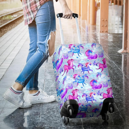 Unicorn Paradise Pattern Print Luggage Cover GearFrost
