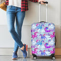 Unicorn Paradise Pattern Print Luggage Cover