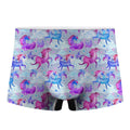 Unicorn Paradise Pattern Print Men's Boxer Briefs