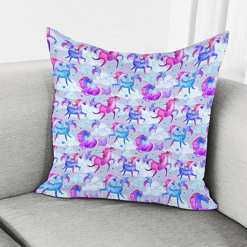 Unicorn Paradise Pattern Print Pillow Cover