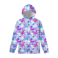 Unicorn Paradise Pattern Print Pullover Hoodie