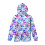 Unicorn Paradise Pattern Print Pullover Hoodie