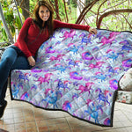Unicorn Paradise Pattern Print Quilt
