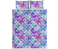 Unicorn Paradise Pattern Print Quilt Bed Set