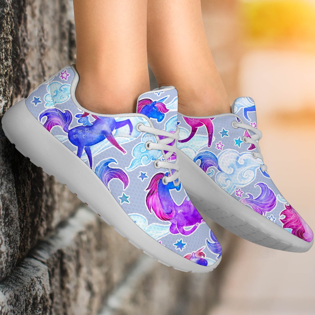 Unicorn Paradise Pattern Print Sport Shoes GearFrost