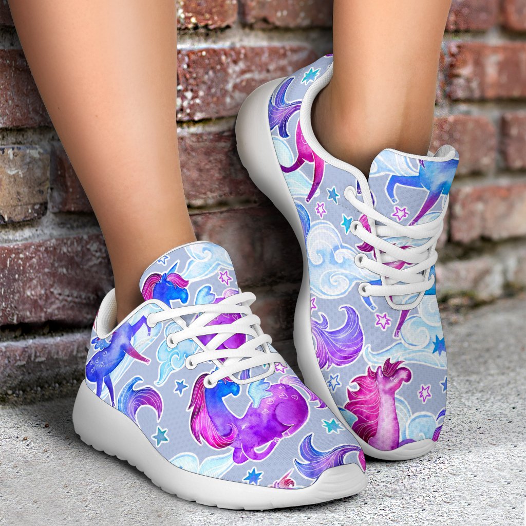 Unicorn Paradise Pattern Print Sport Shoes GearFrost