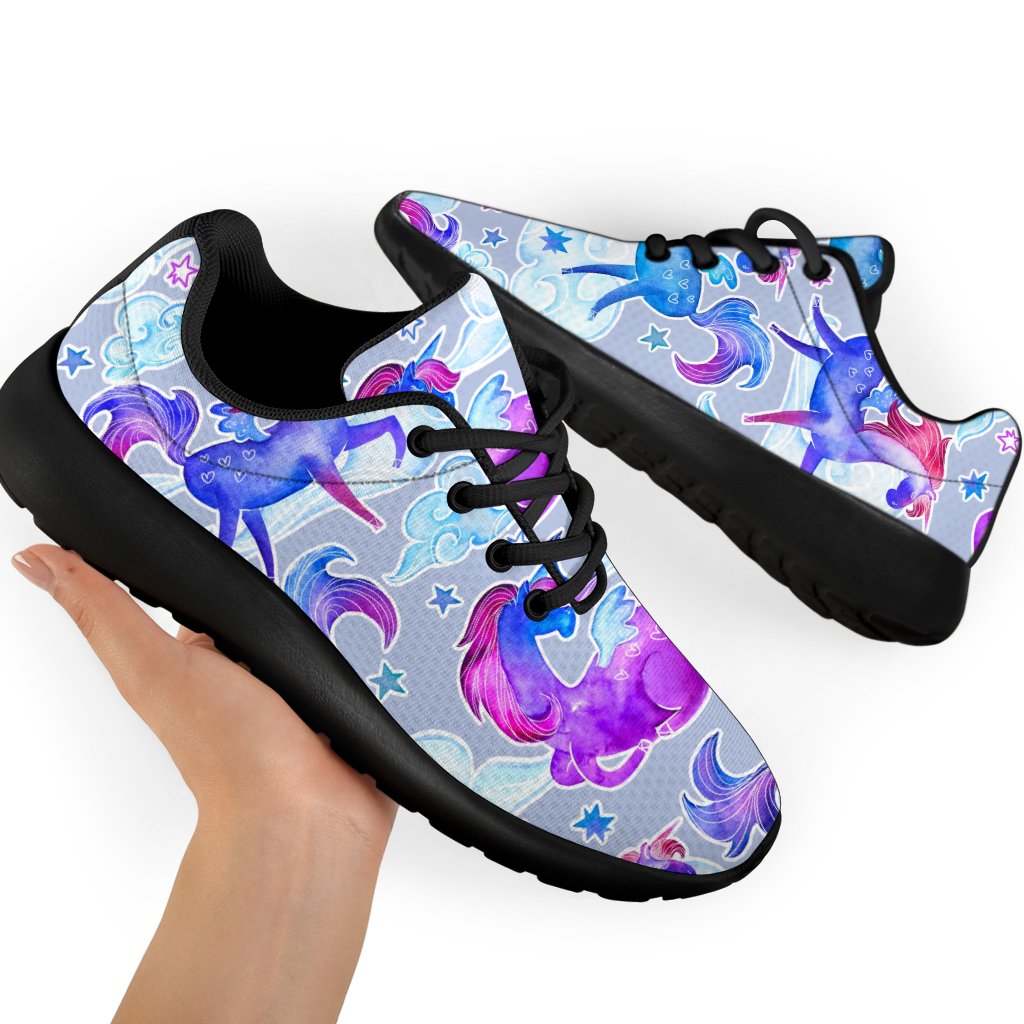 Unicorn Paradise Pattern Print Sport Shoes GearFrost