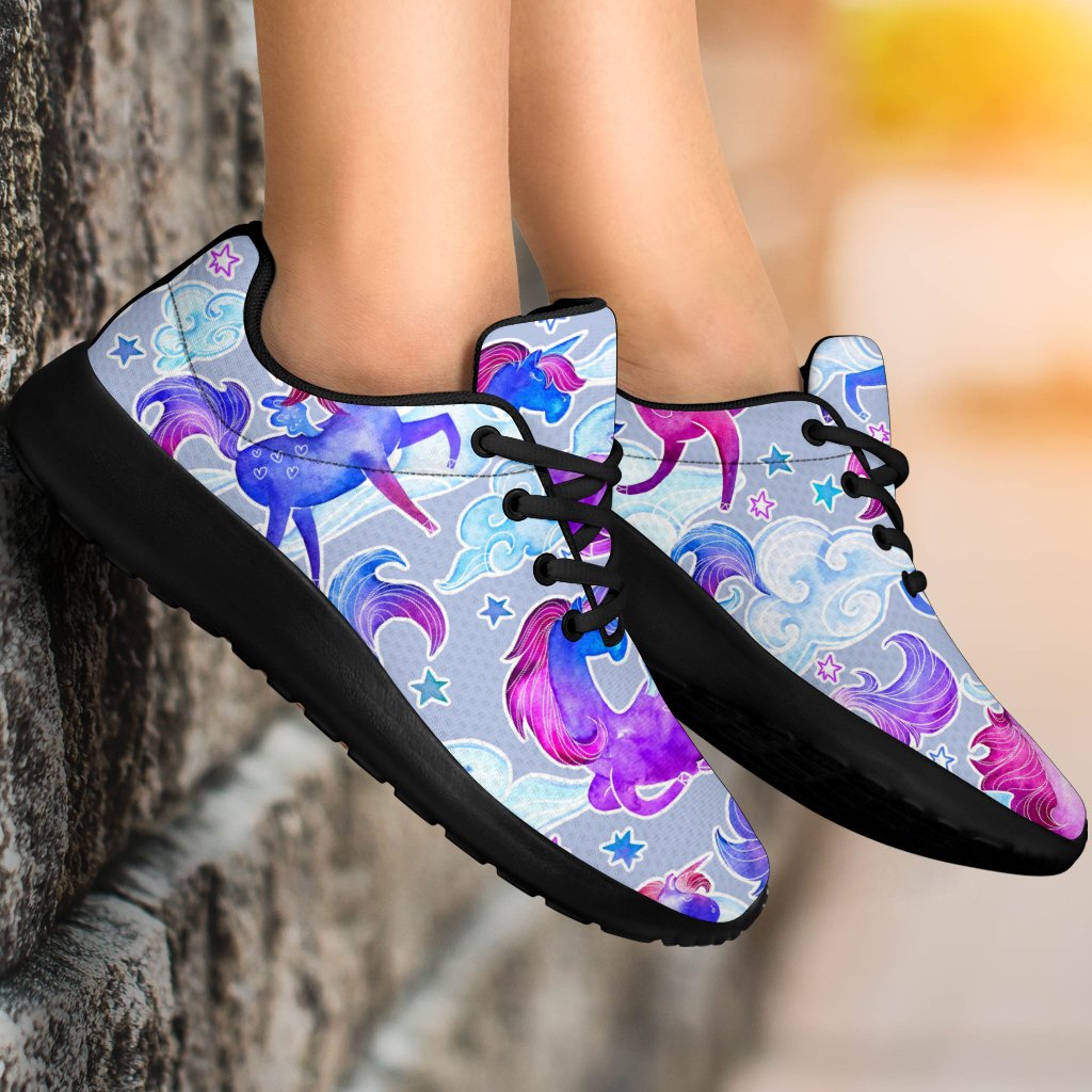 Unicorn Paradise Pattern Print Sport Shoes GearFrost