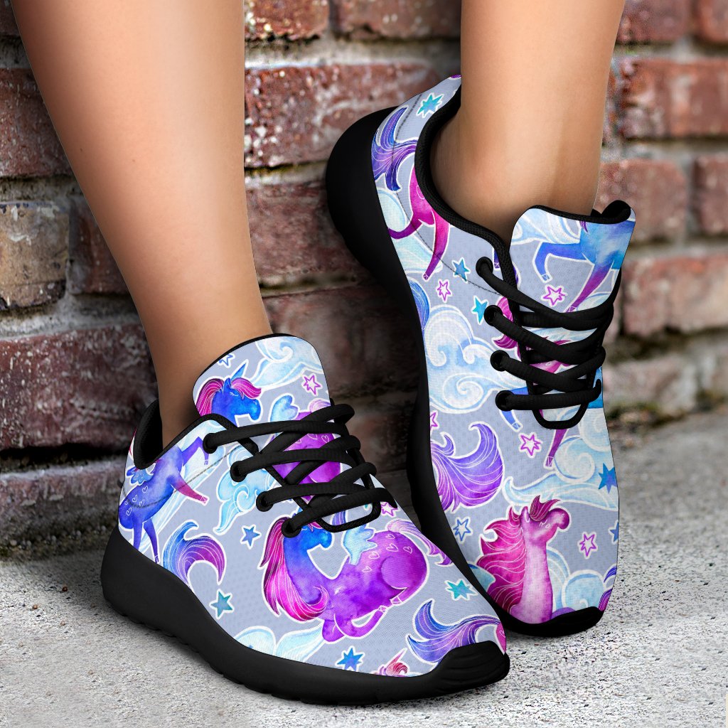 Unicorn Paradise Pattern Print Sport Shoes GearFrost