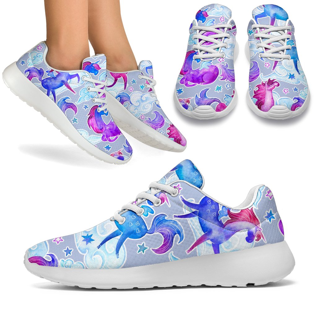 Unicorn Paradise Pattern Print Sport Shoes GearFrost