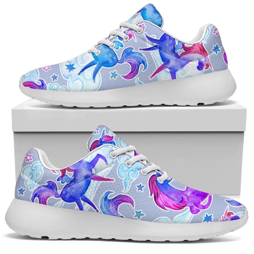 Unicorn Paradise Pattern Print Sport Shoes GearFrost