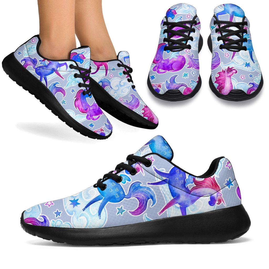 Unicorn Paradise Pattern Print Sport Shoes GearFrost