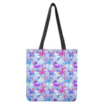 Unicorn Paradise Pattern Print Tote Bag
