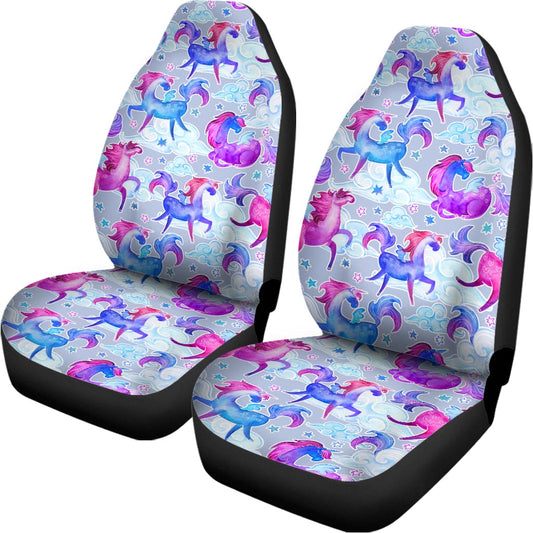 Unicorn Paradise Pattern Print Universal Fit Car Seat Covers