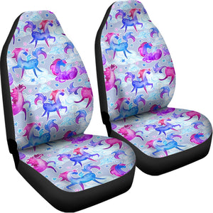 Unicorn Paradise Pattern Print Universal Fit Car Seat Covers