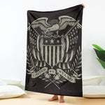 United We Stand American Flag Print Blanket