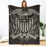 United We Stand American Flag Print Blanket