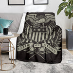 United We Stand American Flag Print Blanket