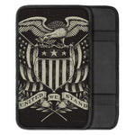 United We Stand American Flag Print Car Center Console Cover