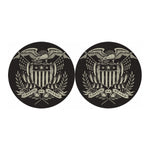 United We Stand American Flag Print Car Coasters