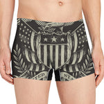 United We Stand American Flag Print Men's Boxer Briefs