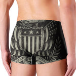 United We Stand American Flag Print Men's Boxer Briefs