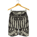 United We Stand American Flag Print Men's Shorts