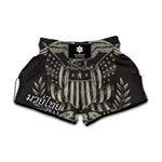 United We Stand American Flag Print Muay Thai Boxing Shorts