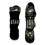 United We Stand American Flag Print Muay Thai Shin Guard