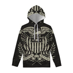 United We Stand American Flag Print Pullover Hoodie