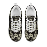 United We Stand American Flag Print White Sneakers