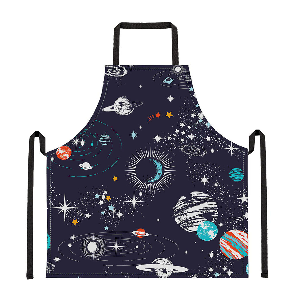 Universe Galaxy Outer Space Print Apron